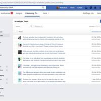 Facebook Content Schedule