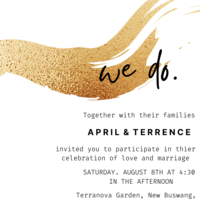 Minimalist Wedding Invitations