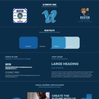 Sample Branding Kit made in Canva