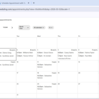 Manage and coordinate appointments using Acuity