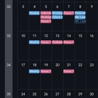 Complex Meeting Scheduling and Blocking Out Essential Time 