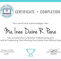 Virtual Assistant Certificate