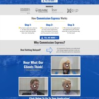 Funnel copywriting & design for lead generation of REI