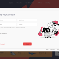 E-commerce -Sign Up