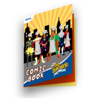 Superhero Comic Book