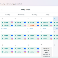 Content Planner Facebook and Instagram