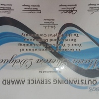 4 Years in Service - 2014