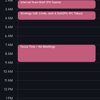 Complex Meeting Scheduling and Blocking Out Essential Time 