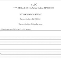 Bank Reconciliation