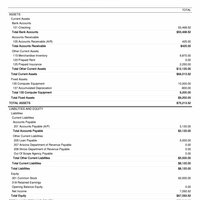 QuickBooks Financial Statements