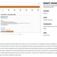 WEB SYSTEM FOR MANAGEMENT OF ELECTRICAL ENGINEERING WORKS