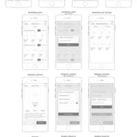 Mobile Wireframe Design