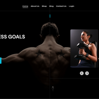 Gym website - responsive wordpress website