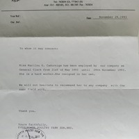 CERTIFICATE OF EMPLOYMENT