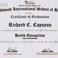 Certificate of Graduti as Medical Missionary