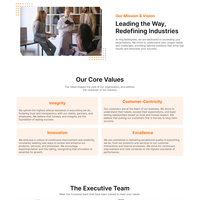 UI Deign About us page