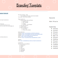 Branding Template