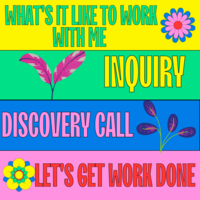 Free discovery call when you inquiry about my services. 
