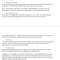 Signs and Symptoms of Weak Immune system