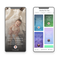 Quote Mobile App Design