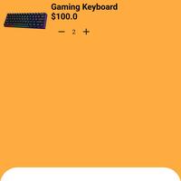 Ecommerce App in Flutter(Cart Page)