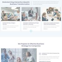 WordPress business consultancy website with Elementor Pro.