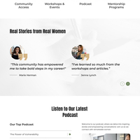 Viviane Manuela Okorie Website Landing Page Design