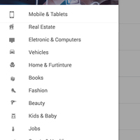 Left navigation Menu