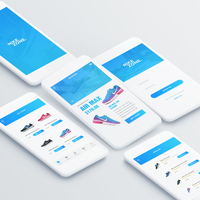 Shoes shop mobile app design