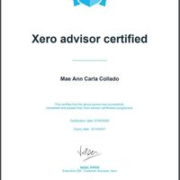 Xero Advisor Certificate 