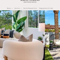 Modern product display for home decor items