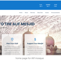 Alif Mosque Website