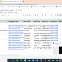 Research Data Entry (Google Docs)