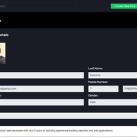 Edit profile  - News Web App