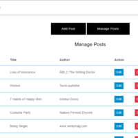 Admin Page Custom CMS for pumsa.org