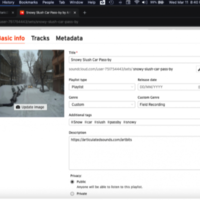 Soundcloud Track Uploading
