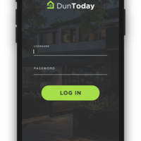 Login screen of a mobile app built with Flutter