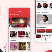 Moko Music App UI Design