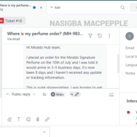 Cutomer Support on Zendesk