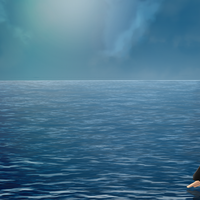 Water and Sky Illustration