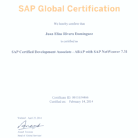 Abap certification