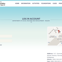 DSWD R12 Portal Website