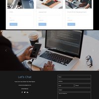 Website page for developer store.