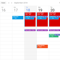 GMail Calendar handling