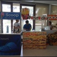 Actual Tarpaulins used for food cart business