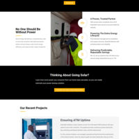 Solar company website