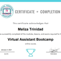VA Bootcamp Certificate