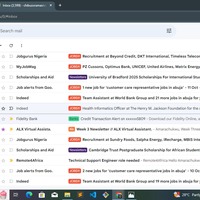 Organized inbox using email labeling system