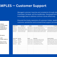 Customer Support 