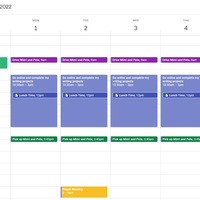 Sample of Calendar Management